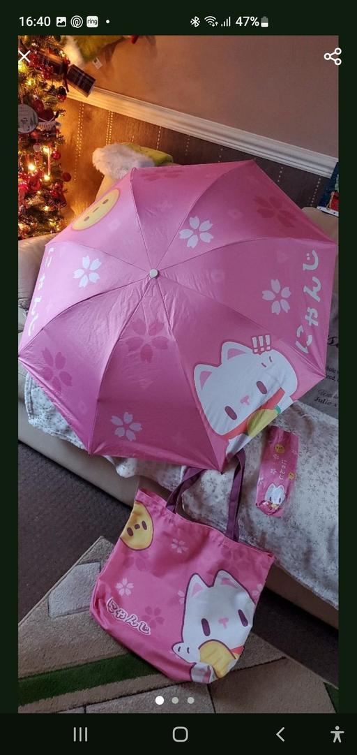  — kenji matching brolly and tote bag
