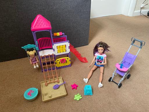  — Barbie doll playground set