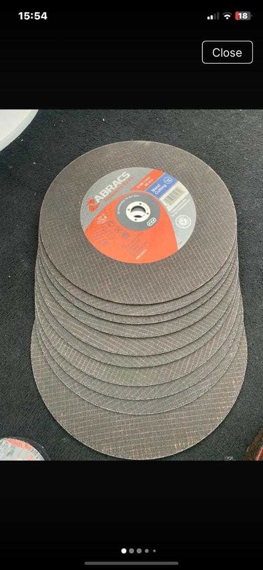  — 10 x Metal cutting disc