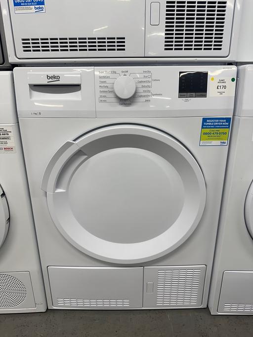  — Beko 7kg Condenser Tumble Dryer Guaranteed