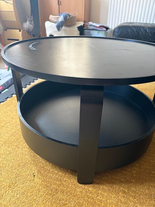  — Ikea coffee table black