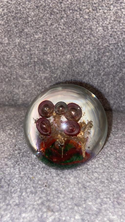  — Vintage glass paperweight