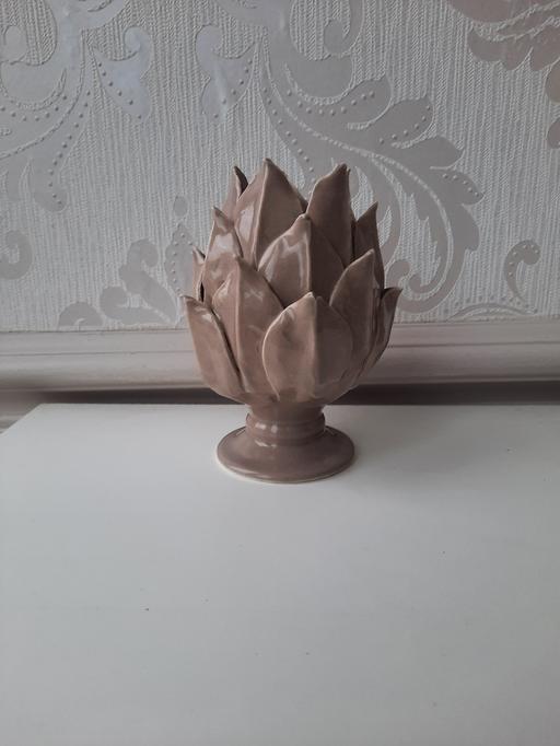  — Ceramic Artichoke tea light Candle Holder