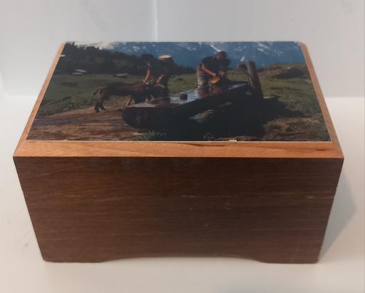  — walter stahli wooden musical box