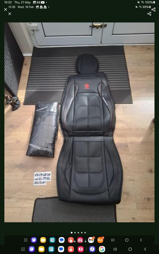  — Car seat covers