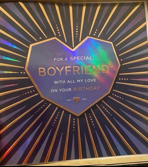  — Boyfriend boxed birthday card 