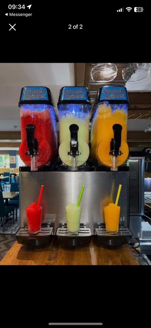  — Commercial Triple  barrel 3x12 slush machine