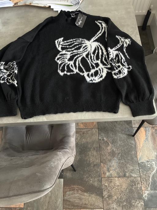  — Pour Moi black knit jumper size 12