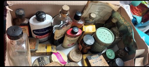  — old medication bottles etc,