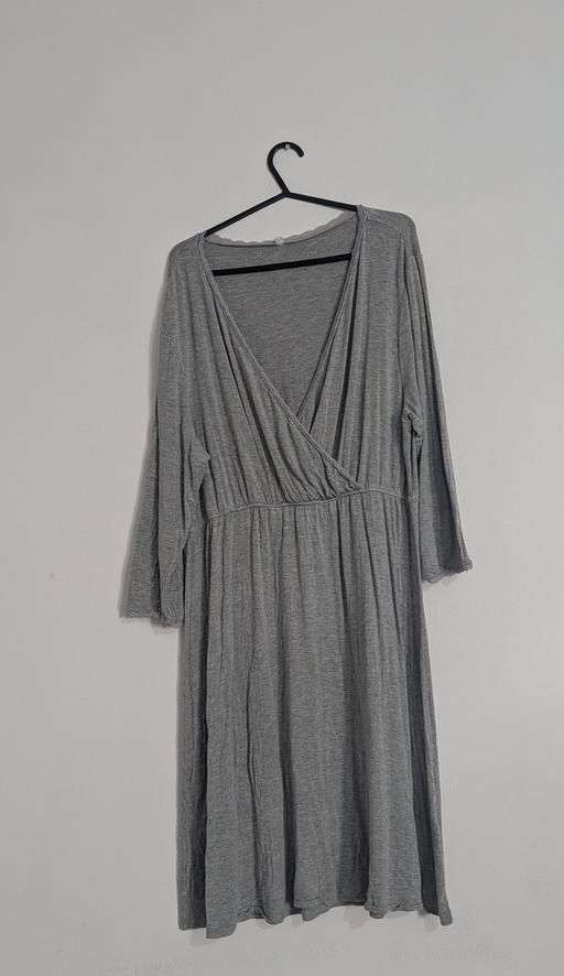  — grey lace dress