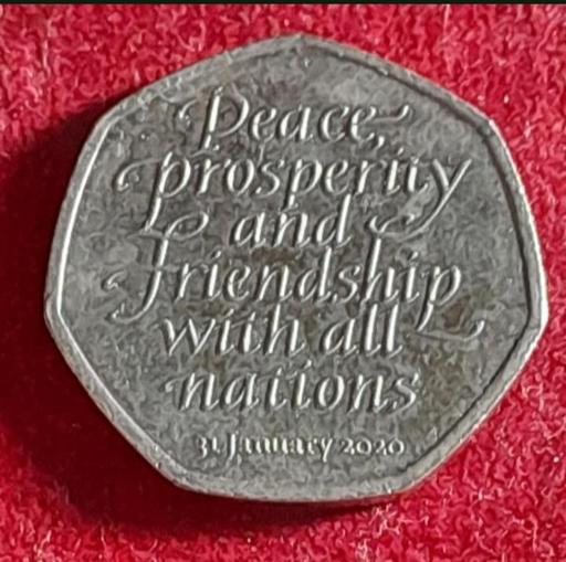  — BREXIT "PROSPERITY & PEACE" COIN
