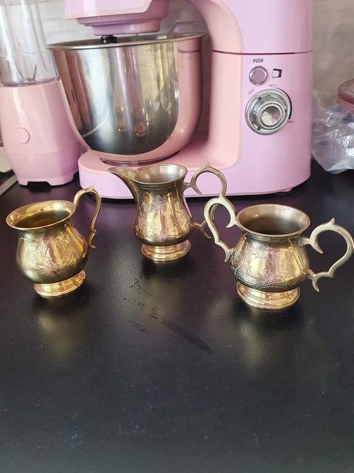  — vintage brass 3 piece set