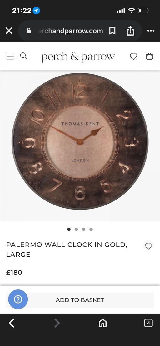  — wall clock