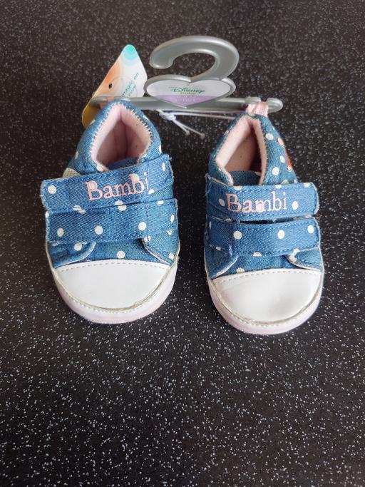  — Baby girls Bambi shoes size 0-3 months
