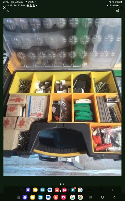  — tool box with accessories