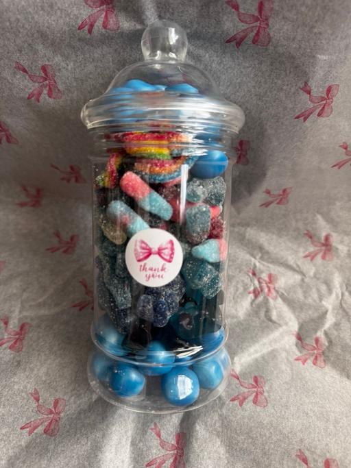  — Medium blue fizz sweet tub 🍭💙