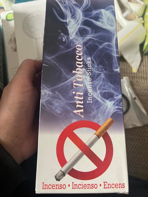  — Incense six packs in a box 2£ a box