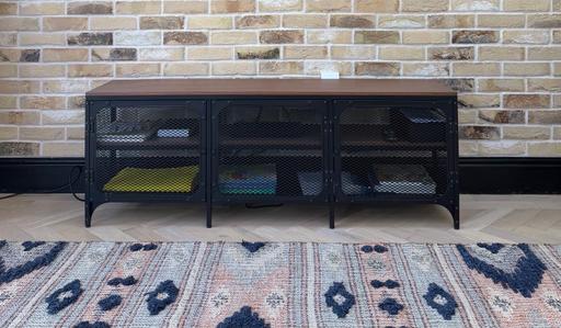  — IKEA Fjallbo TV Bench, Black, 150x36x54cm