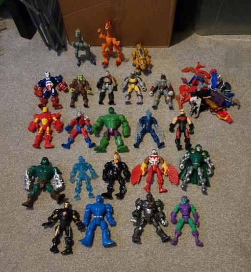  — Marvel mashers figures x15 including rare