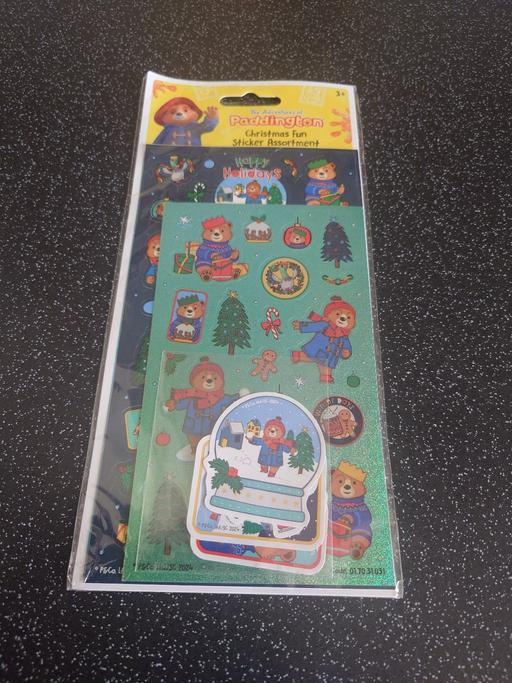  — Christmas paddington stickers