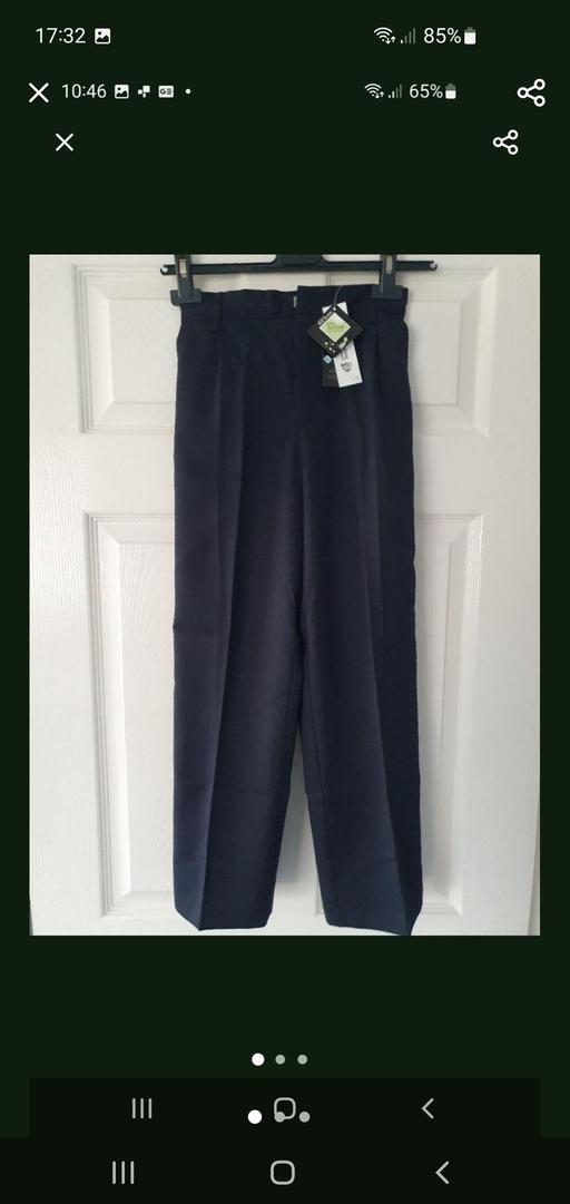  — boys navy school trousers NEW