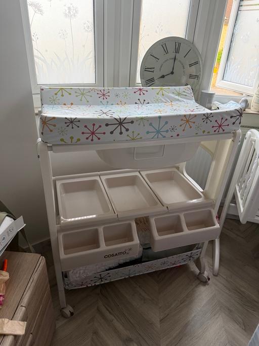  — Cosatto baby changing table and bath