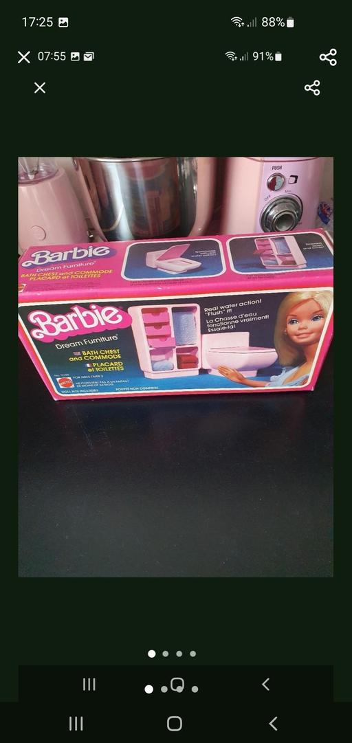 — vintage barbie furniture set