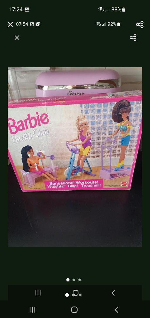  — vintage barbie health club playset