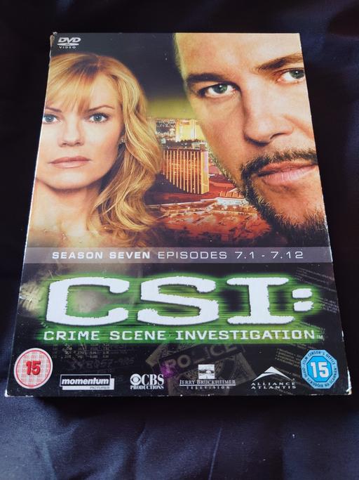  — CSI season 7 episodes 1-12 DVD