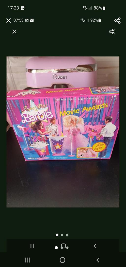  — vintage barbie movie awards playset