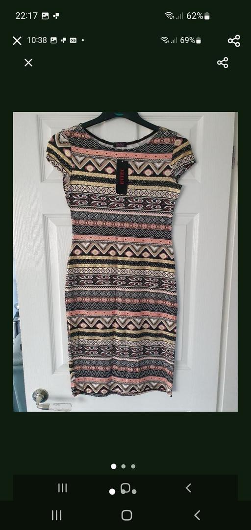  — ladies stretch dress NEW