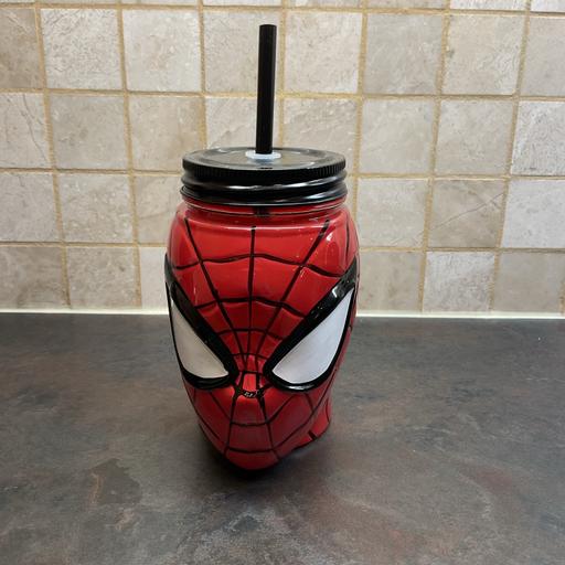  — Marvel Spider-Man Glass Mason Jar