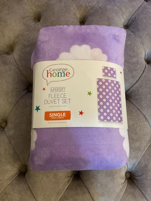  — Single Supersoft Daisy Fleece Duvet