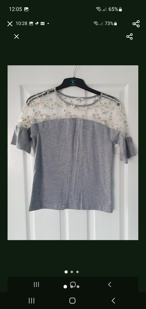  — ladies grey tshirt