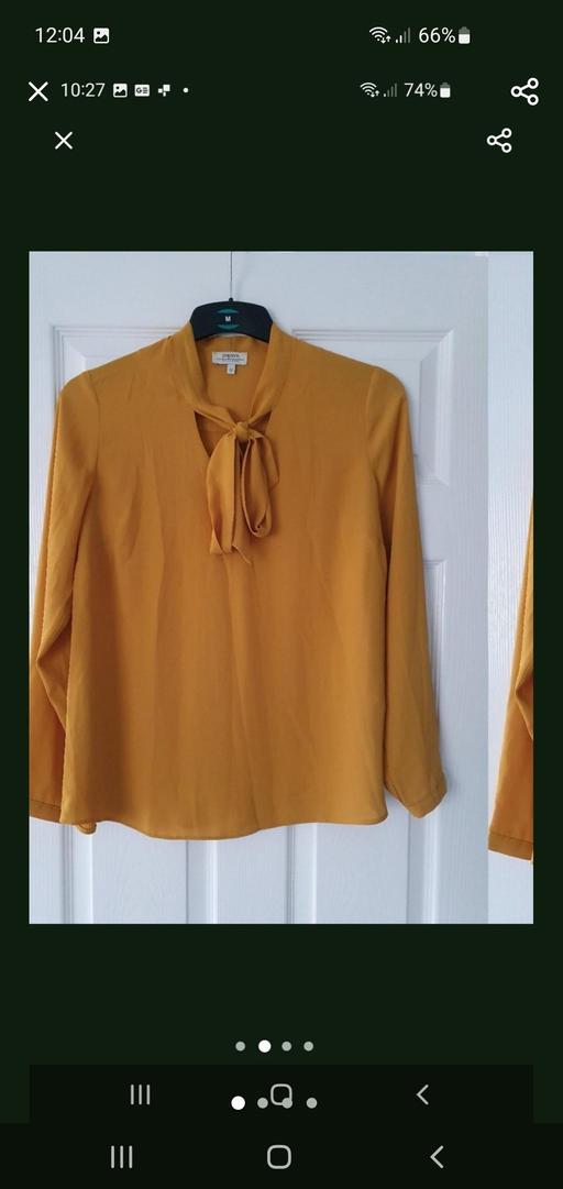  — ladies mustard blouse