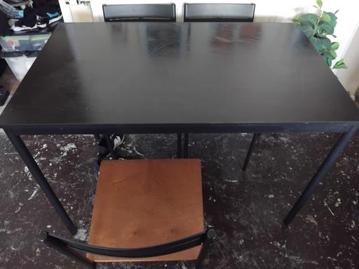  — Dining table & 4 chairs