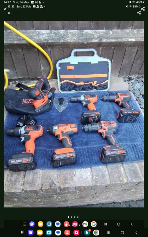  — Job lot B&D tools