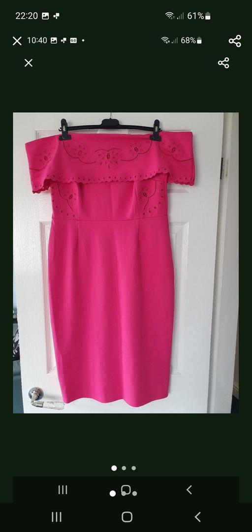  — ladies pink dress river island
