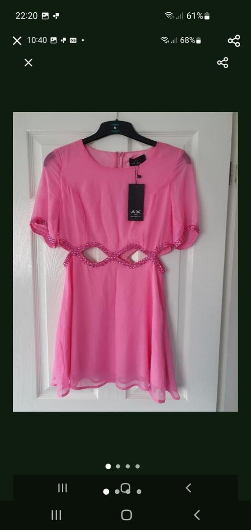  — ladies pink dress NEW