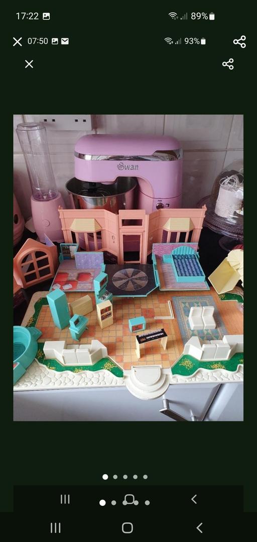  — vintage barbie light up dream house playset