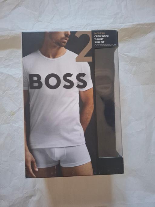  — 2 Pack Hugo Boss Crew Neck T-Shirts Size S