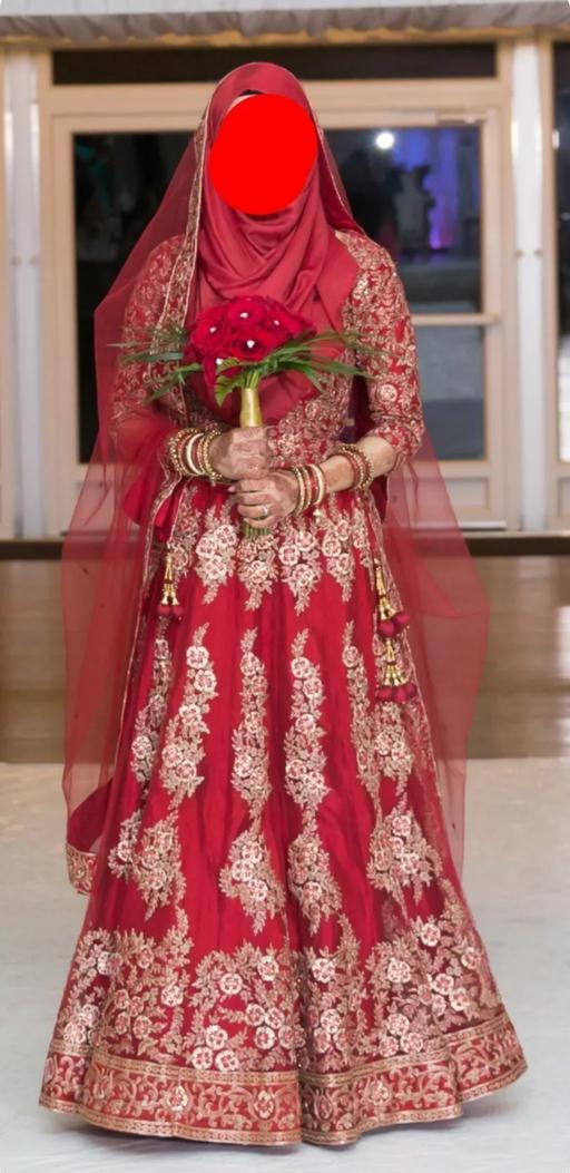  — Bridal / Wedding Lengha + Dupatta & Hijab