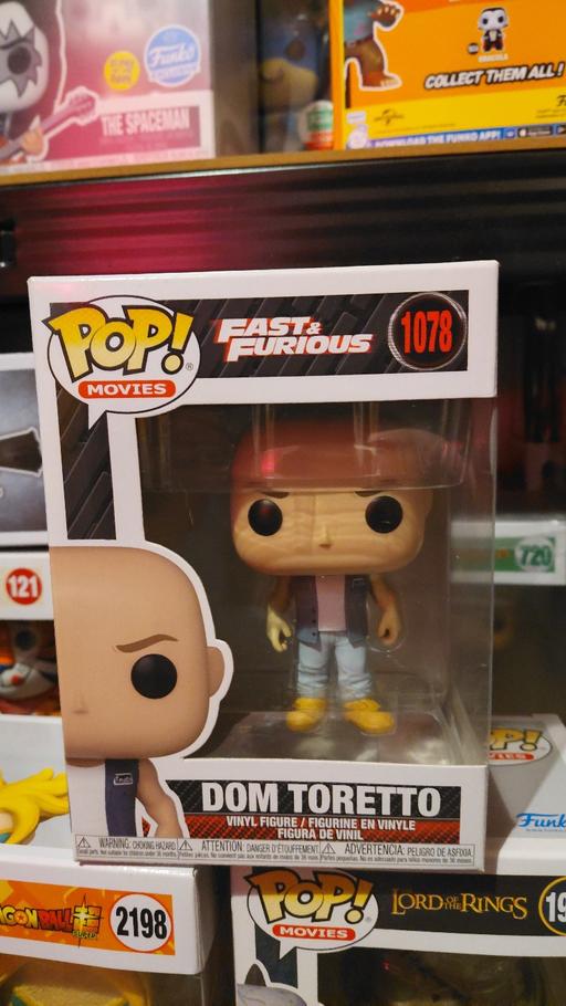 — dom toretto fast & the furious funko pop 1078