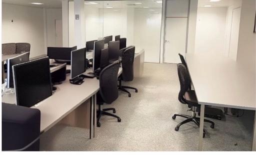  — Ikea Linnmon desks Grey chrome legs