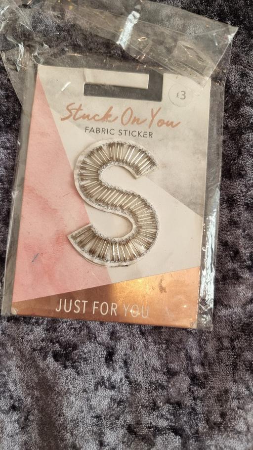  — fabric sticker