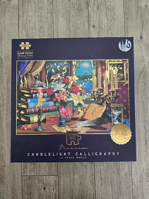  — Candlelight Calligraphy 1000 piece jigsaw puz