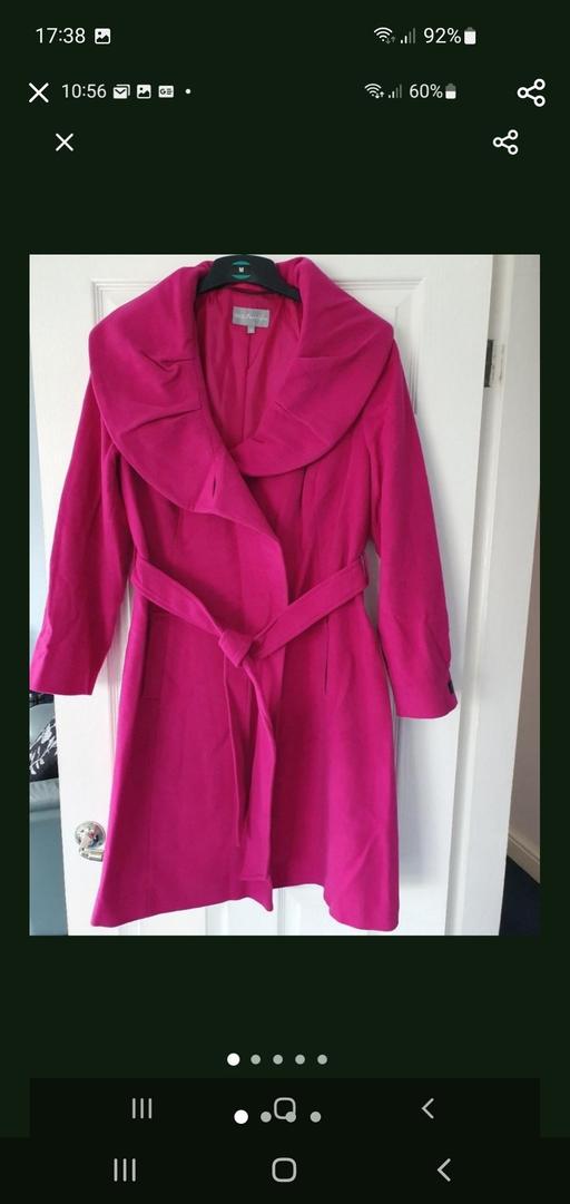  — ladies pink coat M & S