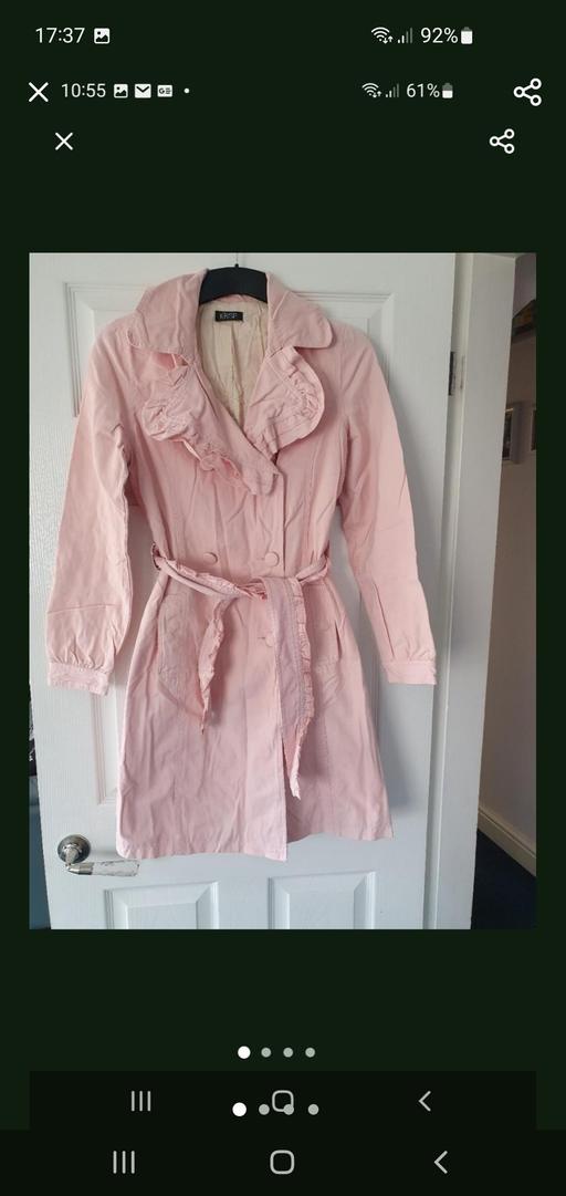  — ladies pink coat