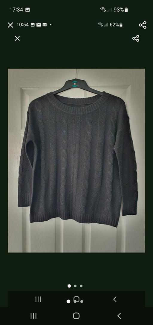  — ladies black jumper