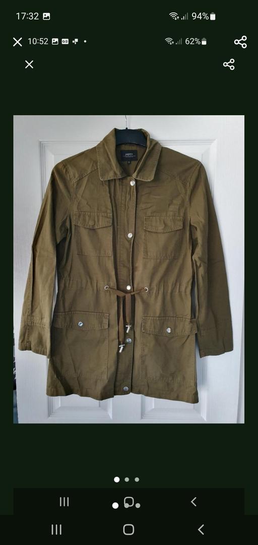  — ladies khaki jacket PAPAYA